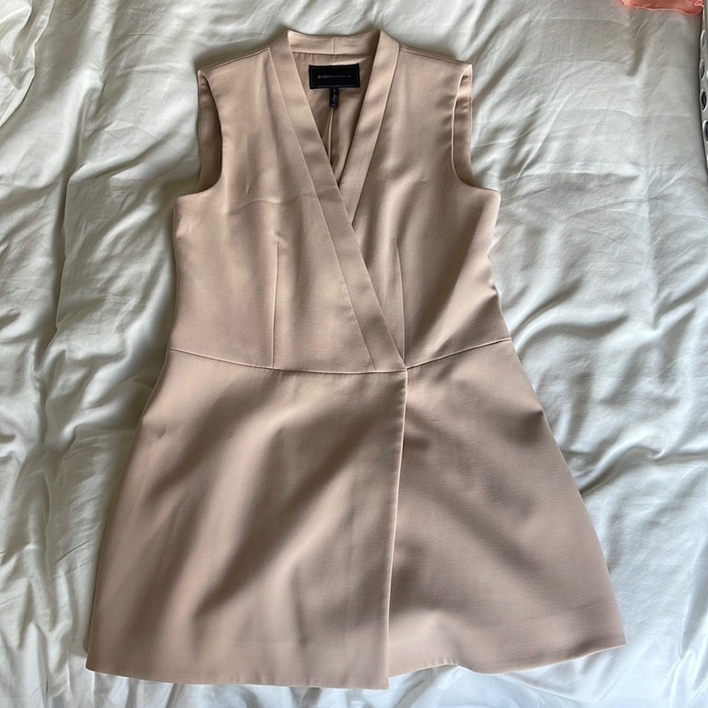 BCBG Tailored Wrap Mini Dress